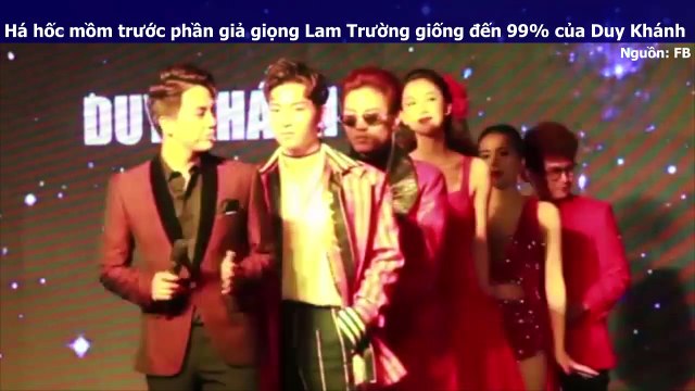 Há hốc mồm trước phần giả giọng Lam Trường giống đến 99% của Duy Khánh
