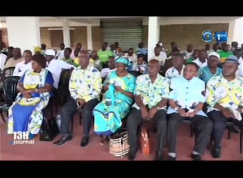 RTG/Séminaire d’information des militants de base du parti démocratique Gabonais à Koulamoutou
