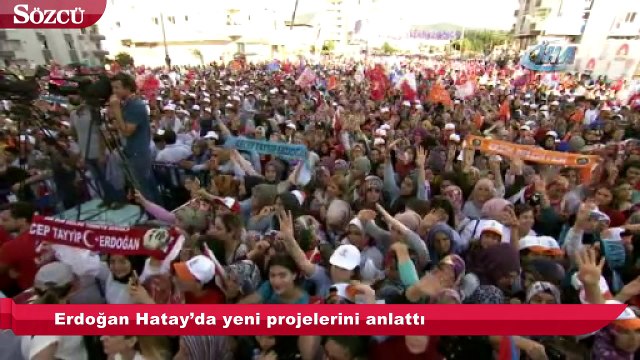 Erdoğan Hatay’da konuştu ve yeni projelerini anlattı