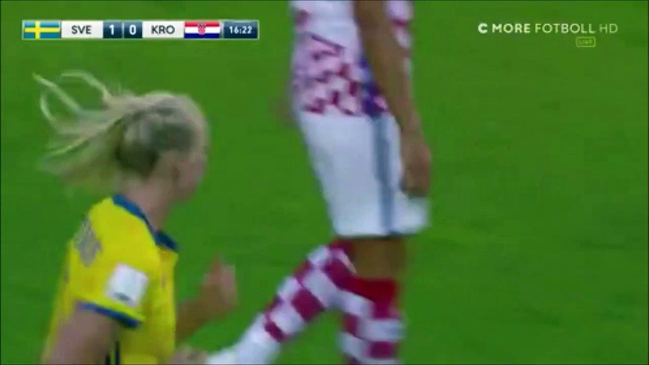 1-0 Stina Blackstenius Goal FIFA  Women WC Qual. Europe  Group 4 - 07.06.2018 Sweden (W) 1-0...