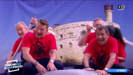Les chroniqueurs débarquent sur le plateau de TPMP en bateau... Ou pas !