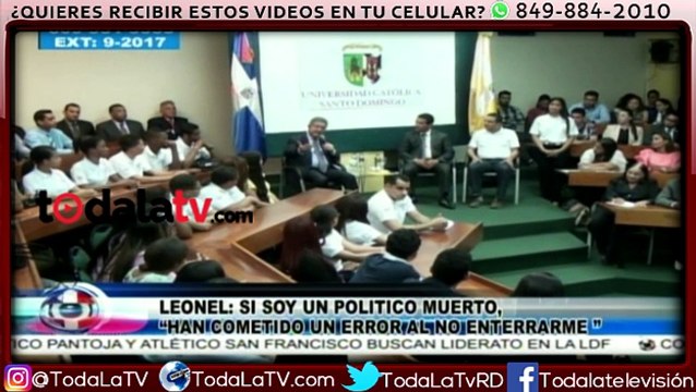 Respuesta de Leonel Fernández al ex presidente Hipólito mejía –Tu pais-Video