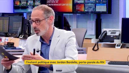 EXTRAIT. Jordan Bardella revendique la publication d'un tweet faisant état d'un présumé coupable "issu de l’immigration"