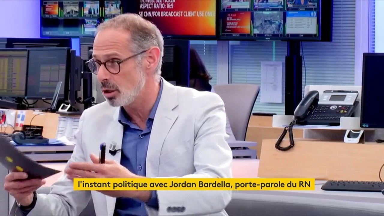 EXTRAIT. Jordan Bardella revendique la publication d'un tweet faisant état d'un présumé coupable "issu de l’immigration"