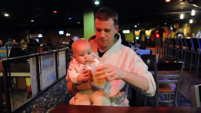 Dads and Babies - Baby Watching Dad Eat - Cute Funny Video_HD
