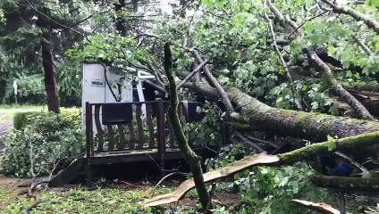 Violents orages à Couvin