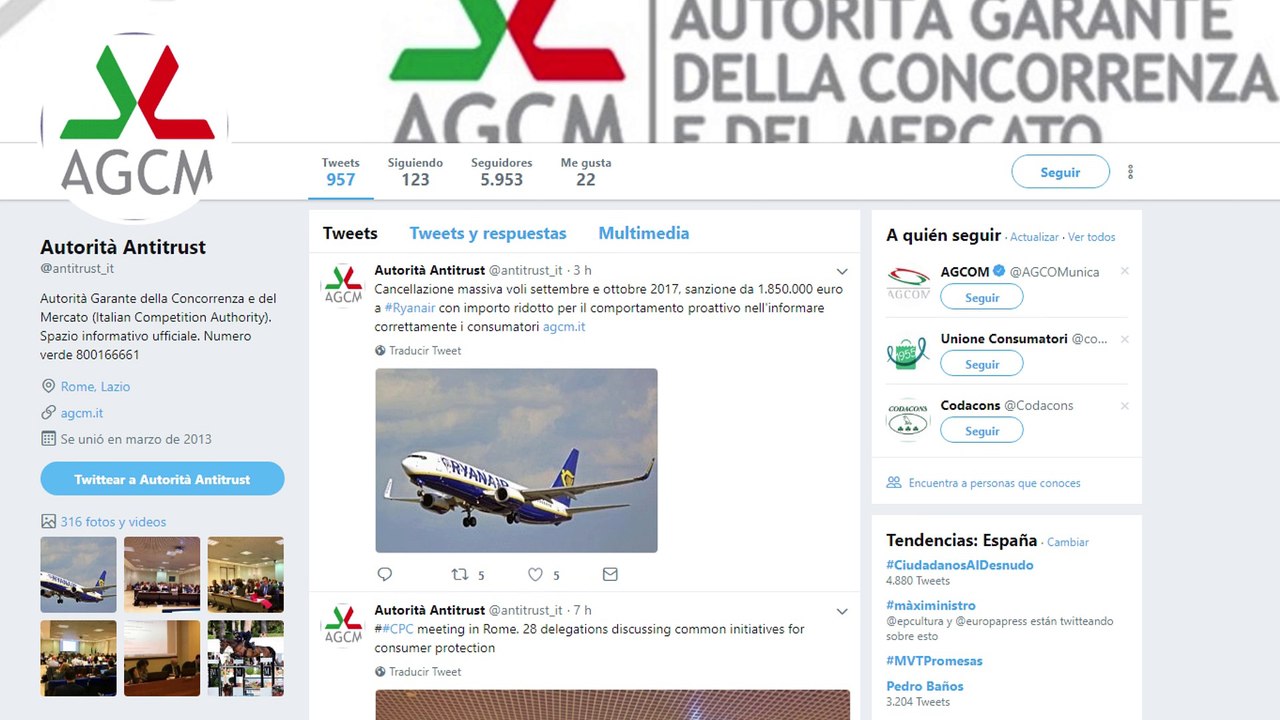 Multa de 1,8 millones a Ryanair por los vuelos cancelados