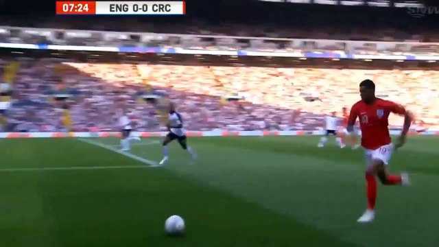 Résumé Angleterre - Costa Rica but Marcus Rashford (1-0)