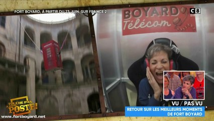 Fort Boyard 2018 : Isabelle Morini-Bosc dans la Cabine éjectable