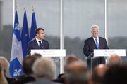 Conférence de presse d'Emmanuel Macron et de Philippe Couillard, Premier ministre du Québec