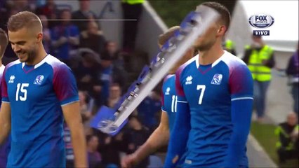 2-0 Alfreð Finnbogason Goal International  Friendly - 07..06.2018 Iceland 2-0 Ghana