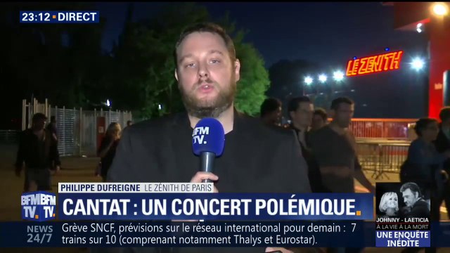 Concert de Cantat: l’artiste a salué la plupart des gens qui étaient là pour de bonnes raisons