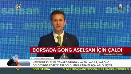 Borsada gong Aselsan için çaldı