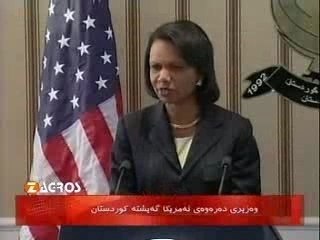 US Secretary of State Condoleezza Rice visting Kurdistan