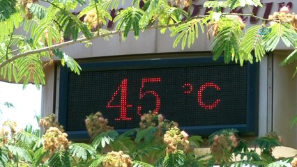 Adana’da termometreler 45 dereceyi gösterdi