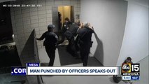 Man punched by Mesa police officers speaks out