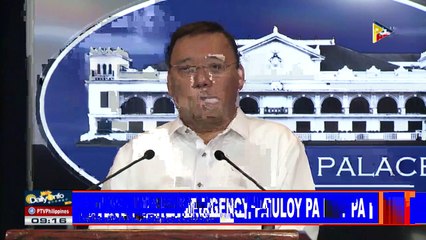 State of nat'l emergency, patuloy pa ring umiiral