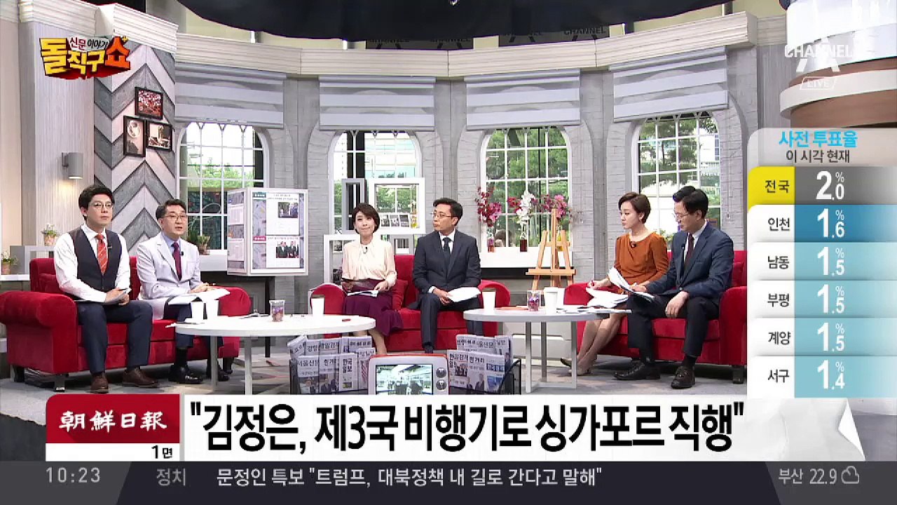 “김정은, 북미회담 때 제3국 비행기로 싱가포르 직행”