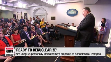 Kim Jong-un personally indicated he's prepared to denuclearize: Pompeo