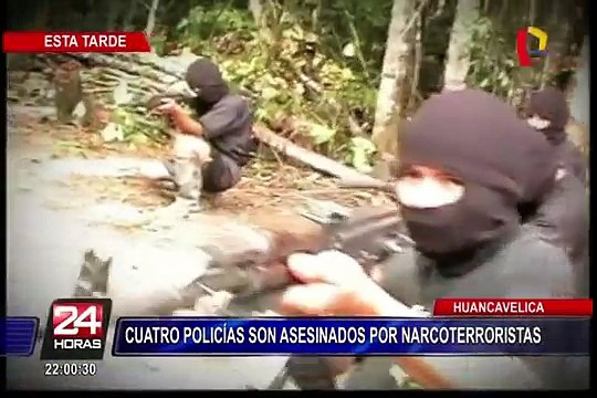 Huancavelica: cuatro policías fueron asesinados durante emboscada