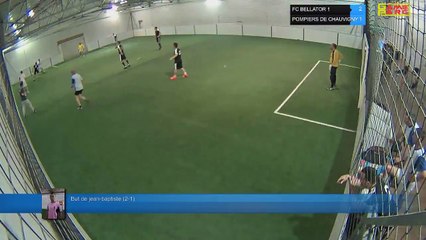 But de jean-baptiste (2-1) - FC BELLATOR 1  Vs POMPIERS DE CHAUVIGNY - 07/06/18 20:00 - LIGUE 2