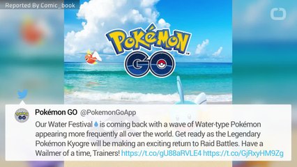 Pokemon Go's Water Festival Is Back
