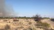 Brush Fire Forces Road Closures Along Santa Cruz River, Arizona