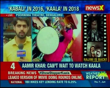 Superstar Rajinikanth's 'Kaala' opened in theatres all over; fans celebrate release of Kaala