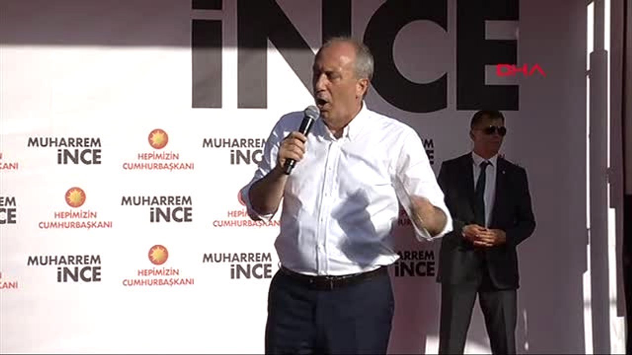 Isparta Cumhurbaşkanı Adayı İnce Isparta'da Konuştu