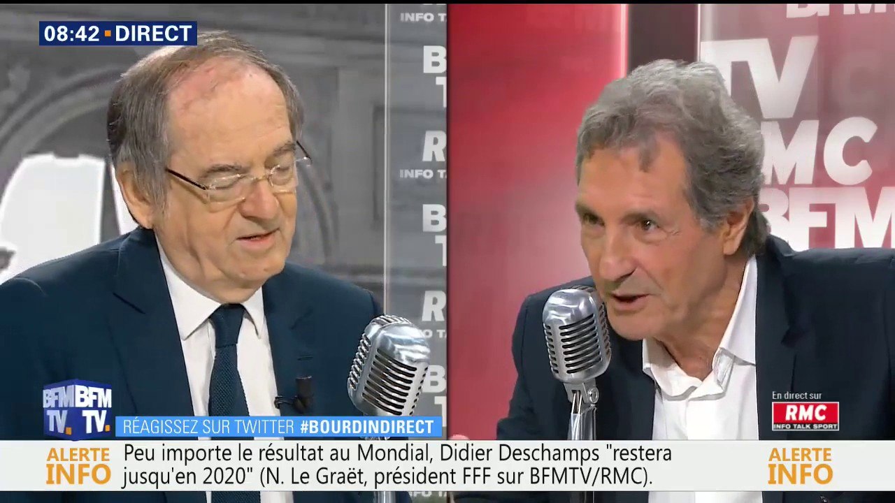 Le Graët : "Didier Deschamps restera entraîneur jusqu'en 2020"