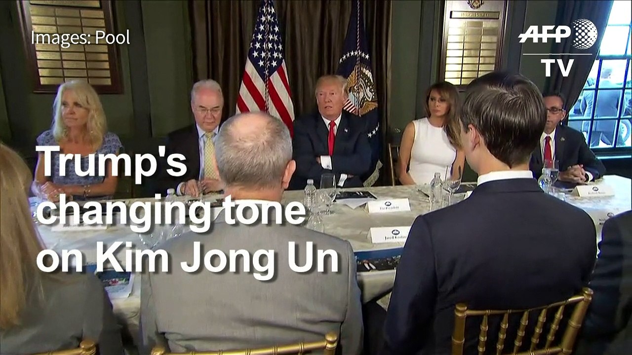 Trump's changing tone on Kim Jong Un