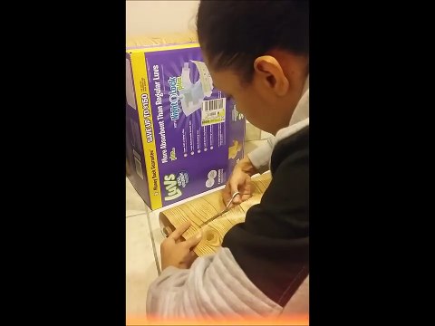 DIY Dresser w- Cardboard Boxes