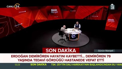 Erdoğan Demirören vefat etti
