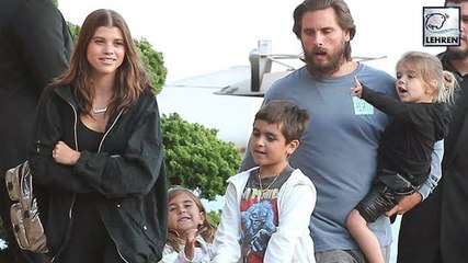 Scott Disick & Sofia Richie Steps Out With His 3 Kids Proving Still Going Strong