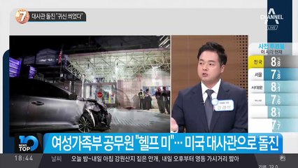 대사관 돌진 “귀신 씌였다”