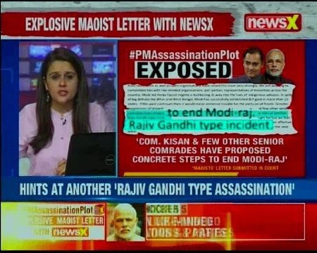 PM assassination plot Sensational ploy to target Modi; explosive maoist letter with NewsX