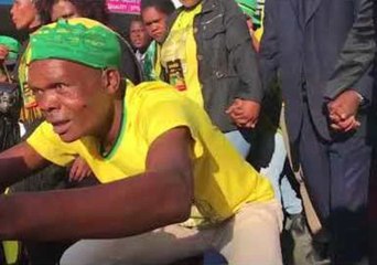 Zuma Supporters Rally Outside Courthouse During Corruption Case Hearing