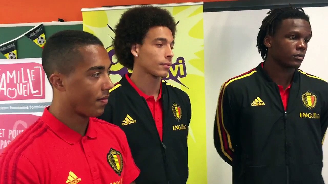 Ecole bilingue Bois-de-Lessines: itv Axel Witsel