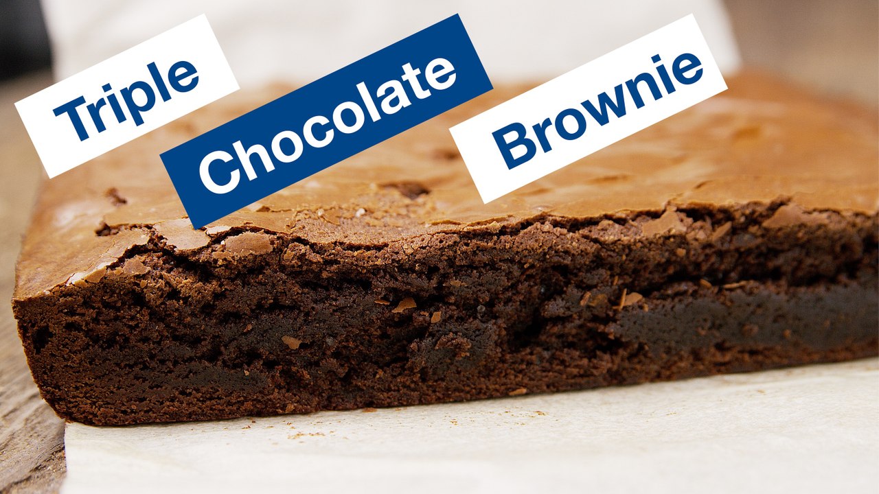 Triple Chocolate Brown Butter Brownies