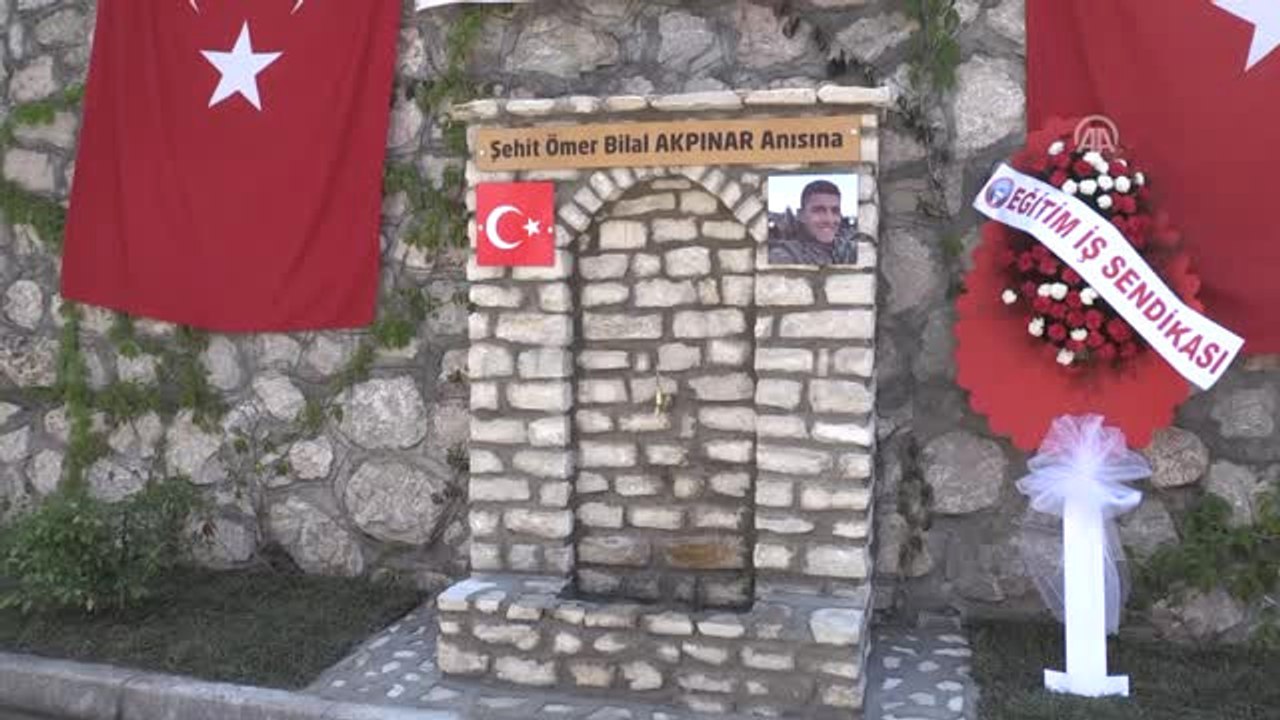 Lise Öğrencilerinden Afrin Şehidi Anısına Çeşme