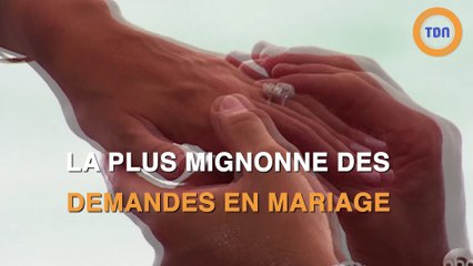 La plus mignonne des demandes en mariage