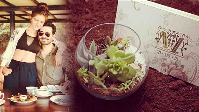 Rubina Dilaik - Abhinav Shukla Wedding card COPIED from Anushka Sharma & Virat Kohli ! | FilmiBeat