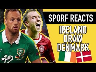 IRELAND TO FACE DENMARK! | WORLD CUP PLAYOFFS DRAW | SPORF