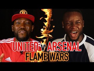 MANCHESTER UNITED V ARSENAL FLAME WARS | CHEEKYSPORT DAVE V JOEL | SPORF
