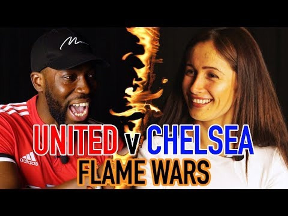 MANCHESTER UNITED V CHELSEA FLAME WARS | CHEEKYSPORT DAVE V SOPHIE ROSE (CFC FAN TV) | SPORF FC