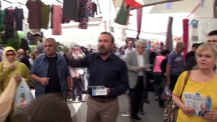 Belediye Başkanı Doğan'dan Cumhurbaşkanının mitingine ilginç davet...Pazar esnafına davetiye dağıttı