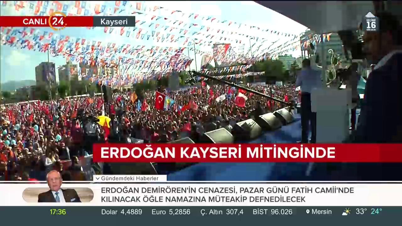 Erdoğan, Kayseri'de