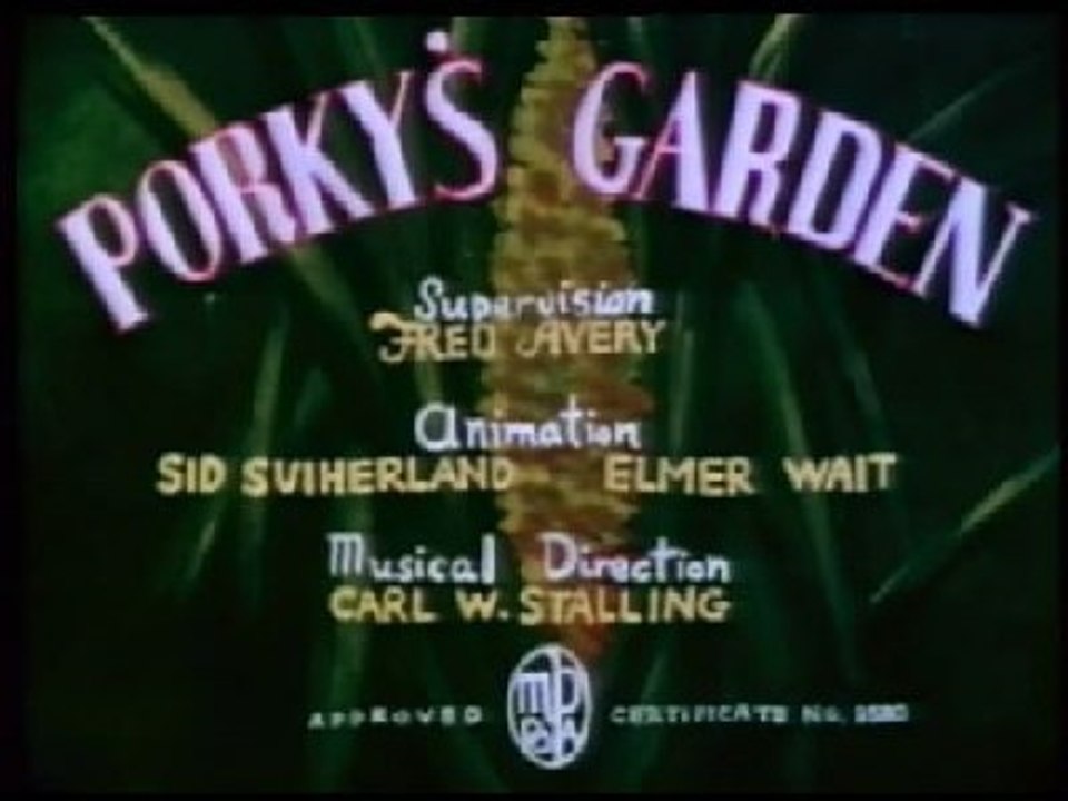Porky's Garden (1937) Spanish video Dailymotion
