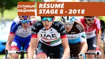 Résumé - Étape 5 (Grenoble / Valmorel) - Critérium du Dauphiné 2018