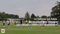 Neymar, Willian... La Seleçao s'amuse et régale à l'entraînement